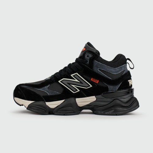 Кроссовки New Balance 9060 Mid Black / Black with Fur - арт. f-25785