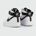 Кроссовки Nike Air Force 1 Mid White Black - арт. f-25789