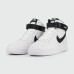 Кроссовки Nike Air Force 1 Mid White Black - арт. f-25789