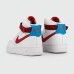 Кроссовки Nike Air Force 1 Mid White Red - арт. f-25790
