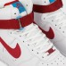 Кроссовки Nike Air Force 1 Mid White Red - арт. f-25790