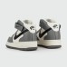 Кроссовки Nike Air Force 1 Mid Grey White Black - арт. f-25793