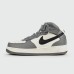 Кроссовки Nike Air Force 1 Mid Grey White Black - арт. f-25793