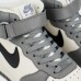 Кроссовки Nike Air Force 1 Mid Grey White Black - арт. f-25793