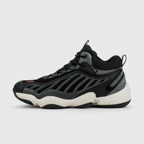 Кроссовки Packer x Adidas FYW Intimidation Black / White with Fur - арт. f-25808