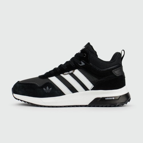 Кроссовки Adidas Retropy F2 Mid Black / White with Fur - арт. f-25810
