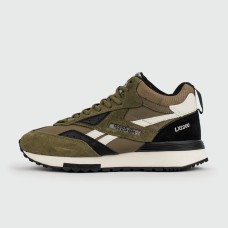 Кроссовки Reebok LX 2200 Mid Olive White with Fur