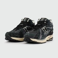 Кроссовки New Balance 1906D Mid Black Beige Wmns Suede with Fur
