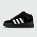 Кроссовки Adidas Campus Black White with Fur - арт. f-25827