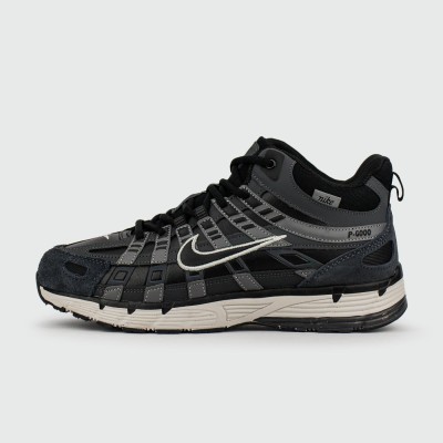 Кроссовки Nike P6000 Black White with Fur - арт. f-25833