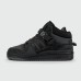 Кроссовки Adidas Forum Mid x Bad Bunny Dark Grey with Fur - арт. f-25840