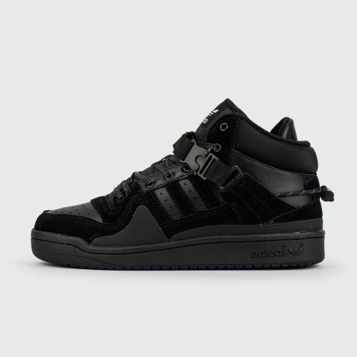 Кроссовки Adidas Forum Mid x Bad Bunny Black with Fur - арт. f-25841