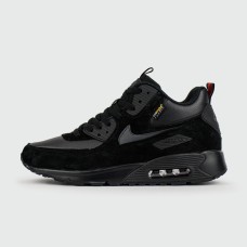 Кроссовки Nike Air Max 90 Mid Black with Fur