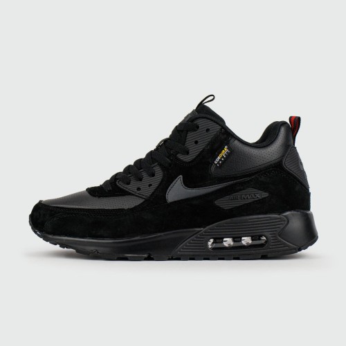 Кроссовки Nike Air Max 90 Mid Black with Fur - арт. f-25846