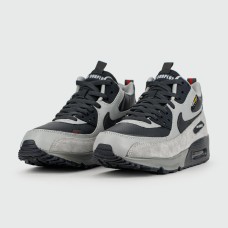 Кроссовки Nike Air Max 90 Mid Grey Black with Fur