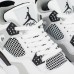 Кроссовки Nike Air Jordan 4 Retro White / Black - арт. f-25884