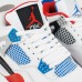 Кроссовки Nike Air Jordan 4 White / Multicolor new