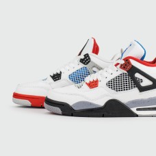 Кроссовки Nike Air Jordan 4 White / Multicolor new