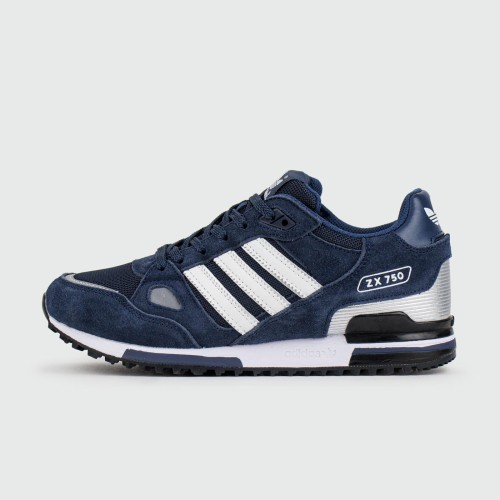 Кроссовки Adidas ZX 750 Blue / White - арт. f-25926