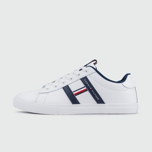 Кеды Tommy Hilfiger Essential Sneaker White / Blue - арт. f-25936