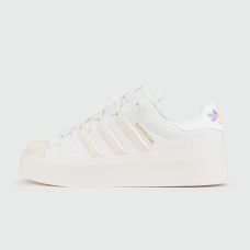 Кроссовки Adidas Superstar Bonega White Beige Wmns