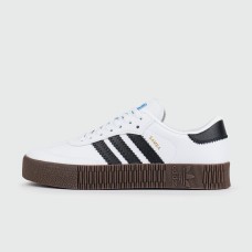 Кроссовки Adidas Sambarose White Black / Gum Wmns Кроссовки Adidas Sambarose White Black / Gum Wmns