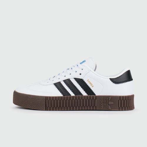 Кроссовки Adidas Sambarose White Black / Gum Wmns - арт. f-25987