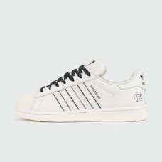 Кроссовки Adidas Superstar x RC White Black