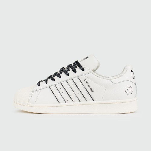 Кроссовки Adidas Superstar x RC White Black - арт. f-25988