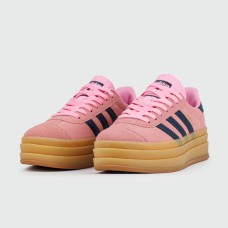 Кроссовки Adidas Gazelle Bold Pink / Blue Wmns