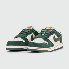 Кроссовки Nike Dunk Low Green / Grey