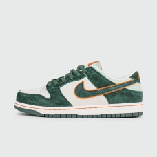 Кроссовки Nike Dunk Low Green / Grey