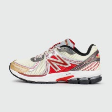 Кроссовки New Balance 860 x Aime Leon Beige / Red