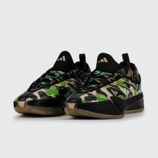 Кроссовки Adidas Dame 9 x BAPE Black Green