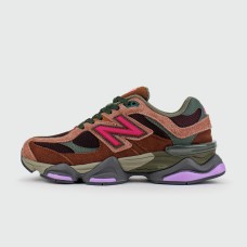 Кроссовки New Balance 9060 Brown Pink Mix Wmns