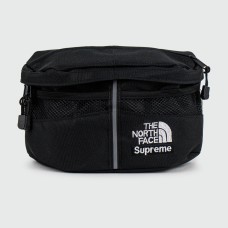 Сумка поясная TNF x Supreme Black