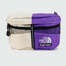 Сумка поясная TNF x Supreme Beige / Violet