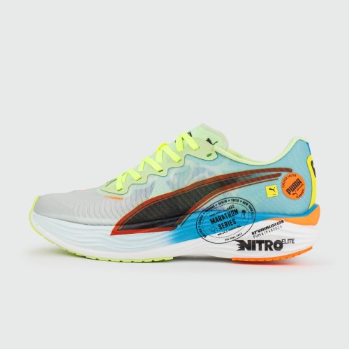 Кроссовки PUMA Deviate NITRO Elite 3 Green White - арт. f-26218