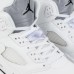 Кроссовки Air Jordan 5 White Blue - арт. f-26229