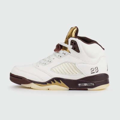 Кроссовки Air Jordan 5 White Gold - арт. f-26230