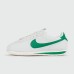 Кроссовки Nike Cortez Classic Leather White Green - арт. f-26290