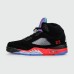 Кроссовки Air Jordan 5 Black Red - арт. f-26299