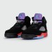 Кроссовки Air Jordan 5 Black Red - арт. f-26299