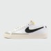 Кроссовки Nike Blazer Low 77 Leather Wh. / Grey / Black - арт. f-A-21594
