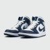 Кроссовки Nike Air Jordan 1 White / Metallic Gold / Obsidian - арт. f-A-22102