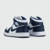 Кроссовки Nike Air Jordan 1 White / Metallic Gold / Obsidian - арт. f-A-22102