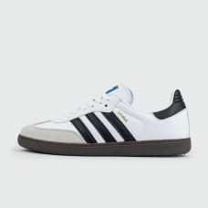 Кроссовки Adidas Samba OG White Black Str. Wmns