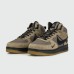 Кроссовки Nike Air Force 1 Mid Olive / Brown with Fur - арт. f-26378