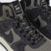Кроссовки Nike Air Force 1 Mid Grey / Black with Fur - арт. f-26379