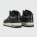 Кроссовки Nike Air Force 1 Mid Grey / Black with Fur - арт. f-26379